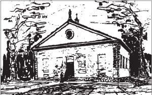 Rysunek inwentaryzacyjny z ok. 1720 r.